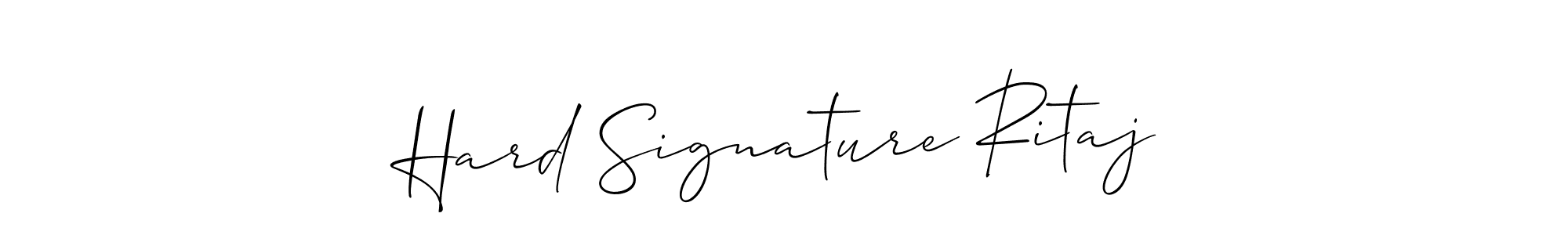 You can use this online signature creator to create a handwritten signature for the name Hard Signature Ritaj. This is the best online autograph maker. Hard Signature Ritaj signature style 2 images and pictures png