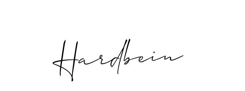 Best and Professional Signature Style for Hardbein. Allison_Script Best Signature Style Collection. Hardbein signature style 2 images and pictures png