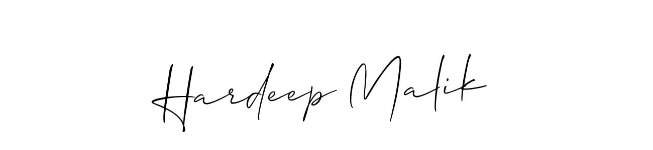 Similarly Allison_Script is the best handwritten signature design. Signature creator online .You can use it as an online autograph creator for name Hardeep Malik. Hardeep Malik signature style 2 images and pictures png