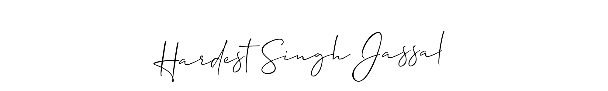 Make a beautiful signature design for name Hardest Singh Jassal. Use this online signature maker to create a handwritten signature for free. Hardest Singh Jassal signature style 2 images and pictures png