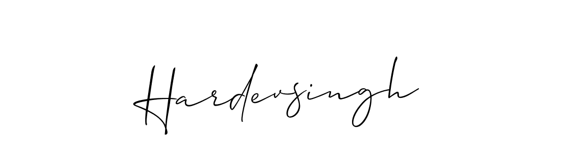 Make a short Hardevsingh signature style. Manage your documents anywhere anytime using Allison_Script. Create and add eSignatures, submit forms, share and send files easily. Hardevsingh signature style 2 images and pictures png