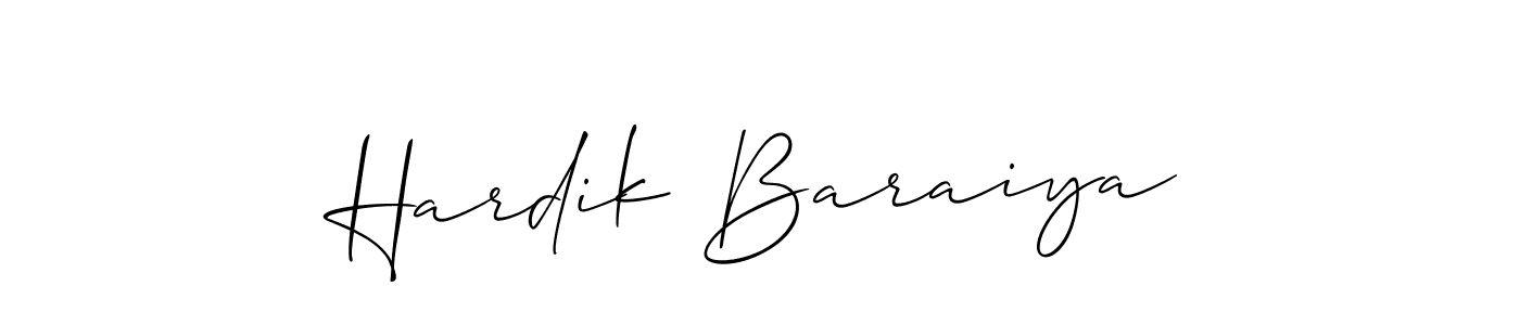 Best and Professional Signature Style for Hardik Baraiya. Allison_Script Best Signature Style Collection. Hardik Baraiya signature style 2 images and pictures png