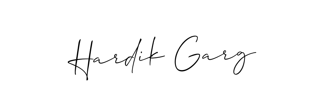 Best and Professional Signature Style for Hardik Garg. Allison_Script Best Signature Style Collection. Hardik Garg signature style 2 images and pictures png