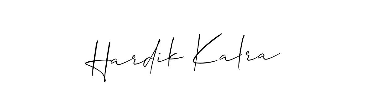 Similarly Allison_Script is the best handwritten signature design. Signature creator online .You can use it as an online autograph creator for name Hardik Kalra. Hardik Kalra signature style 2 images and pictures png