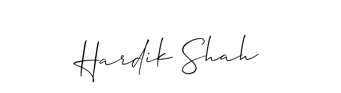 You should practise on your own different ways (Allison_Script) to write your name (Hardik Shah) in signature. don't let someone else do it for you. Hardik Shah signature style 2 images and pictures png