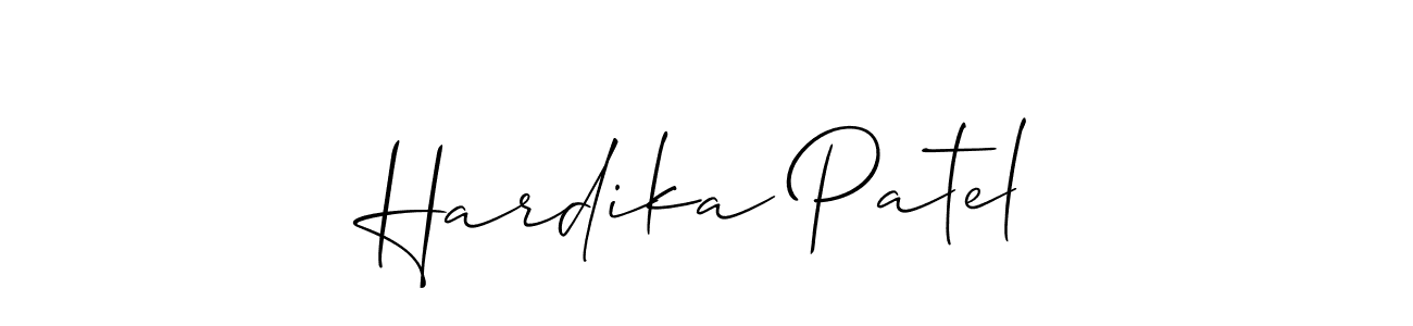 Check out images of Autograph of Hardika Patel name. Actor Hardika Patel Signature Style. Allison_Script is a professional sign style online. Hardika Patel signature style 2 images and pictures png