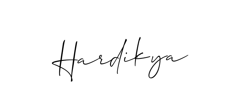 Also You can easily find your signature by using the search form. We will create Hardikya name handwritten signature images for you free of cost using Allison_Script sign style. Hardikya signature style 2 images and pictures png