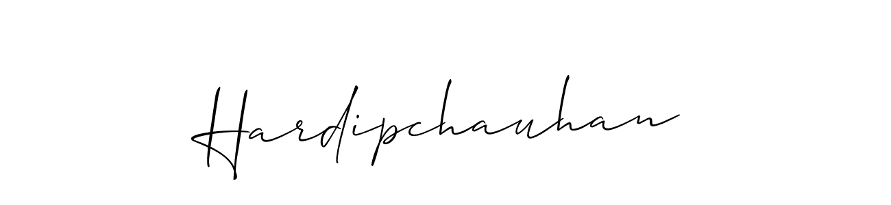Create a beautiful signature design for name Hardipchauhan. With this signature (Allison_Script) fonts, you can make a handwritten signature for free. Hardipchauhan signature style 2 images and pictures png
