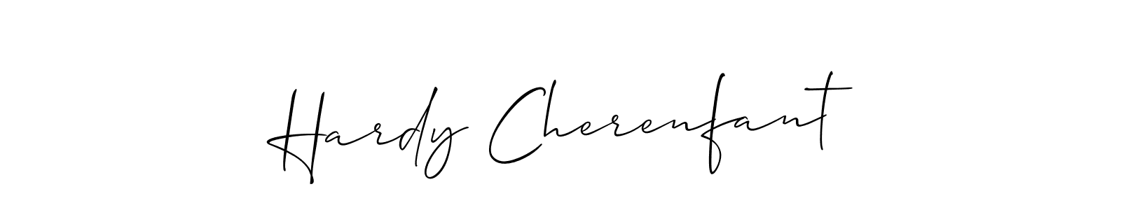How to make Hardy Cherenfant name signature. Use Allison_Script style for creating short signs online. This is the latest handwritten sign. Hardy Cherenfant signature style 2 images and pictures png