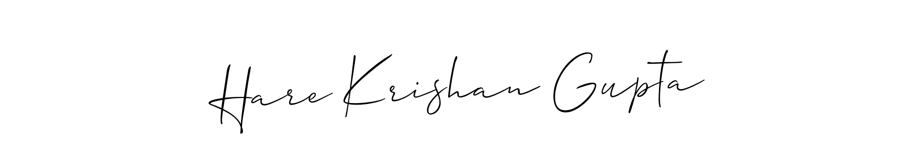 This is the best signature style for the Hare Krishan Gupta name. Also you like these signature font (Allison_Script). Mix name signature. Hare Krishan Gupta signature style 2 images and pictures png