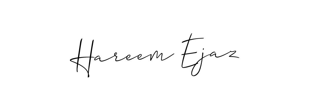 Make a beautiful signature design for name Hareem Ejaz. Use this online signature maker to create a handwritten signature for free. Hareem Ejaz signature style 2 images and pictures png
