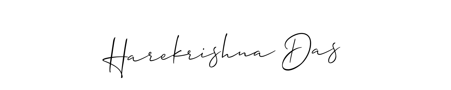 How to Draw Harekrishna Das signature style? Allison_Script is a latest design signature styles for name Harekrishna Das. Harekrishna Das signature style 2 images and pictures png