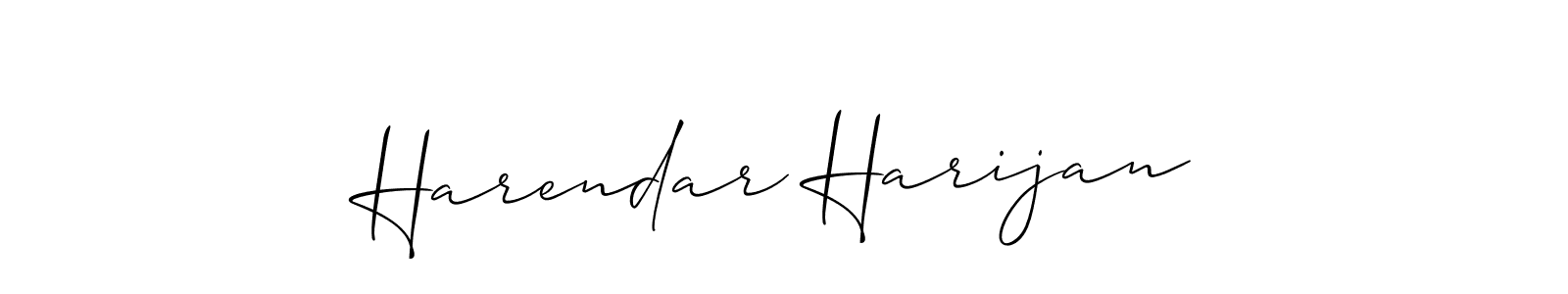 You can use this online signature creator to create a handwritten signature for the name Harendar Harijan. This is the best online autograph maker. Harendar Harijan signature style 2 images and pictures png