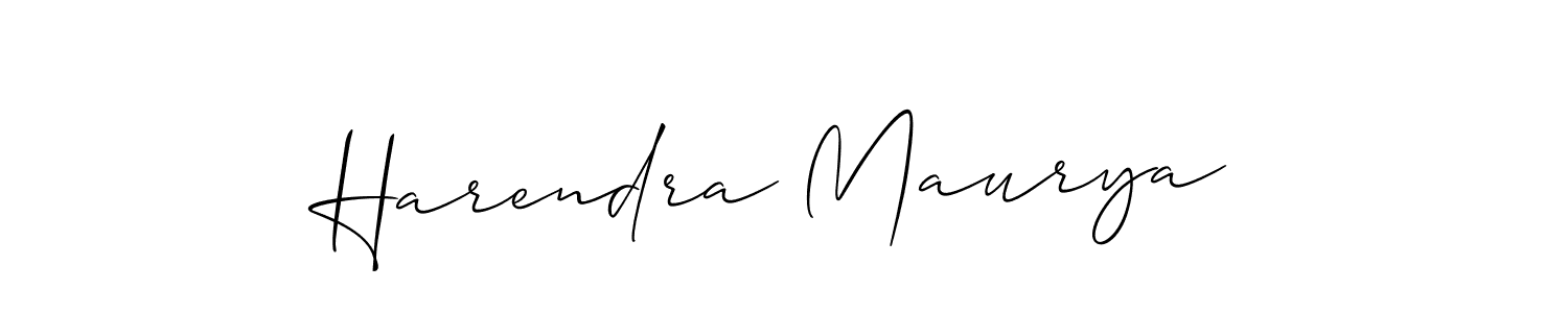 Best and Professional Signature Style for Harendra Maurya. Allison_Script Best Signature Style Collection. Harendra Maurya signature style 2 images and pictures png