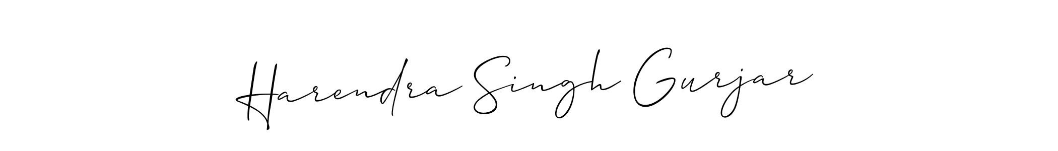 How to Draw Harendra Singh Gurjar signature style? Allison_Script is a latest design signature styles for name Harendra Singh Gurjar. Harendra Singh Gurjar signature style 2 images and pictures png