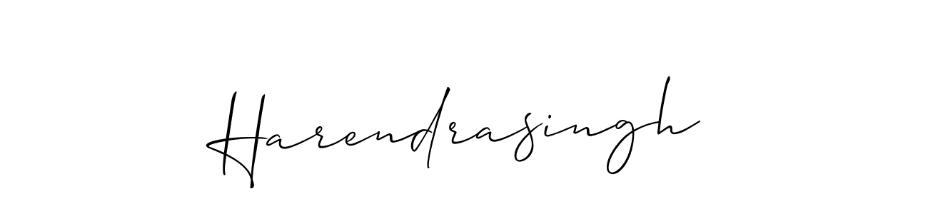 The best way (Allison_Script) to make a short signature is to pick only two or three words in your name. The name Harendrasingh include a total of six letters. For converting this name. Harendrasingh signature style 2 images and pictures png