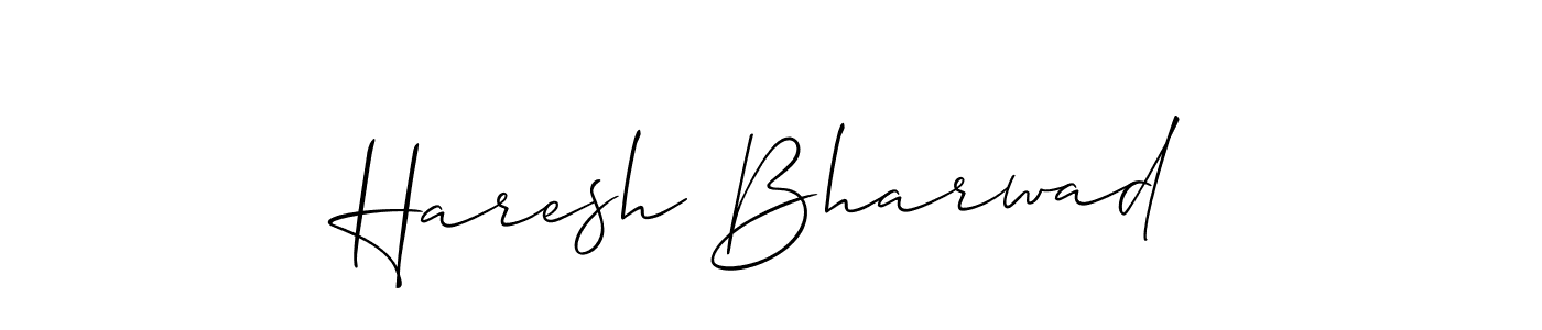 Once you've used our free online signature maker to create your best signature Allison_Script style, it's time to enjoy all of the benefits that Haresh Bharwad name signing documents. Haresh Bharwad signature style 2 images and pictures png