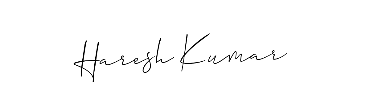 Make a beautiful signature design for name Haresh Kumar. Use this online signature maker to create a handwritten signature for free. Haresh Kumar signature style 2 images and pictures png