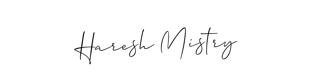 You should practise on your own different ways (Allison_Script) to write your name (Haresh Mistry) in signature. don't let someone else do it for you. Haresh Mistry signature style 2 images and pictures png