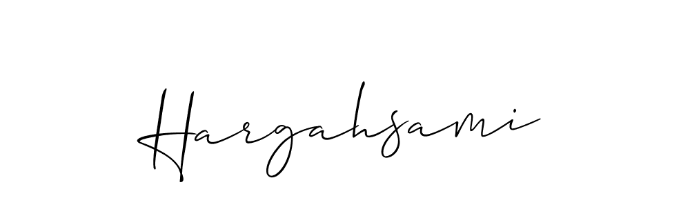 Once you've used our free online signature maker to create your best signature Allison_Script style, it's time to enjoy all of the benefits that Hargahsami name signing documents. Hargahsami signature style 2 images and pictures png