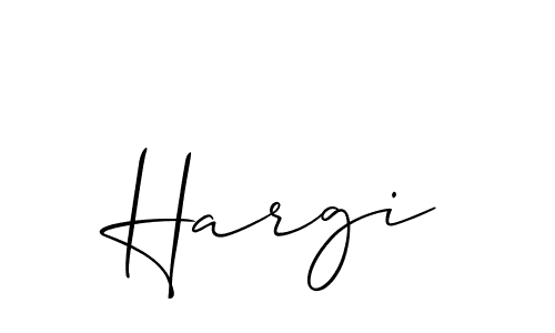 if you are searching for the best signature style for your name Hargi. so please give up your signature search. here we have designed multiple signature styles  using Allison_Script. Hargi signature style 2 images and pictures png