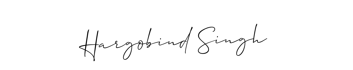 if you are searching for the best signature style for your name Hargobind Singh. so please give up your signature search. here we have designed multiple signature styles  using Allison_Script. Hargobind Singh signature style 2 images and pictures png