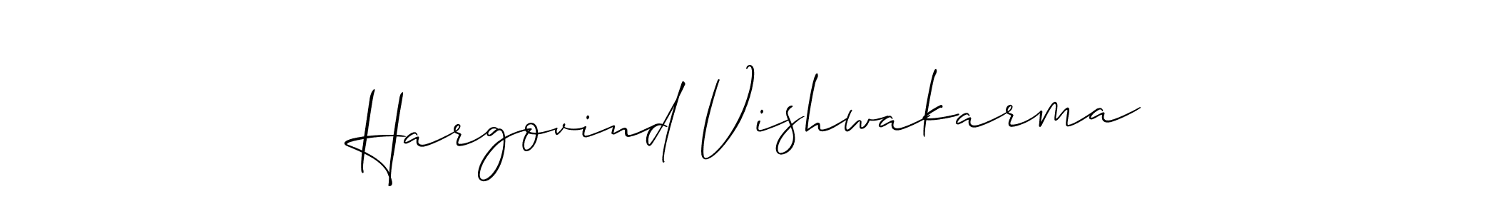 Best and Professional Signature Style for Hargovind Vishwakarma. Allison_Script Best Signature Style Collection. Hargovind Vishwakarma signature style 2 images and pictures png