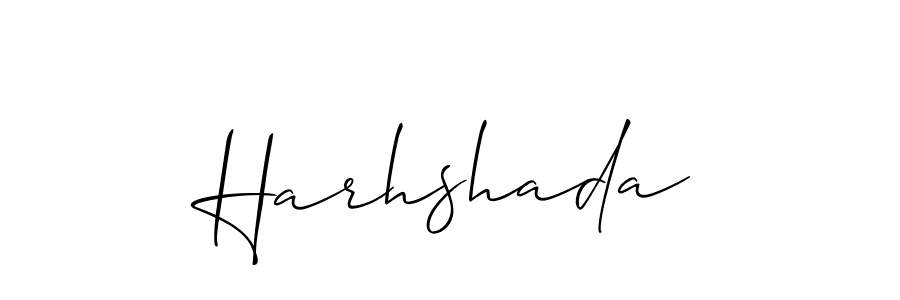 Best and Professional Signature Style for Harhshada. Allison_Script Best Signature Style Collection. Harhshada signature style 2 images and pictures png