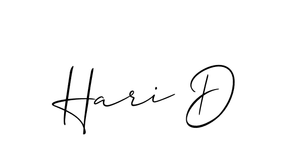 Create a beautiful signature design for name Hari D. With this signature (Allison_Script) fonts, you can make a handwritten signature for free. Hari D signature style 2 images and pictures png