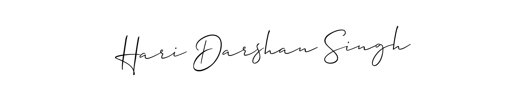 if you are searching for the best signature style for your name Hari Darshan Singh. so please give up your signature search. here we have designed multiple signature styles  using Allison_Script. Hari Darshan Singh signature style 2 images and pictures png