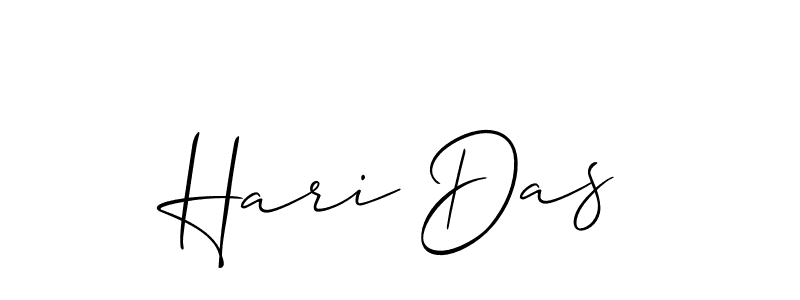 Also we have Hari Das name is the best signature style. Create professional handwritten signature collection using Allison_Script autograph style. Hari Das signature style 2 images and pictures png