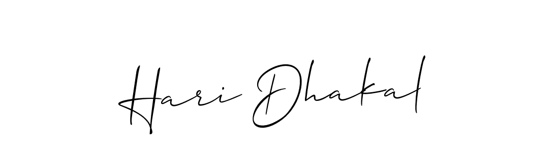 Also You can easily find your signature by using the search form. We will create Hari Dhakal name handwritten signature images for you free of cost using Allison_Script sign style. Hari Dhakal signature style 2 images and pictures png