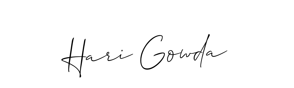 Best and Professional Signature Style for Hari Gowda. Allison_Script Best Signature Style Collection. Hari Gowda signature style 2 images and pictures png