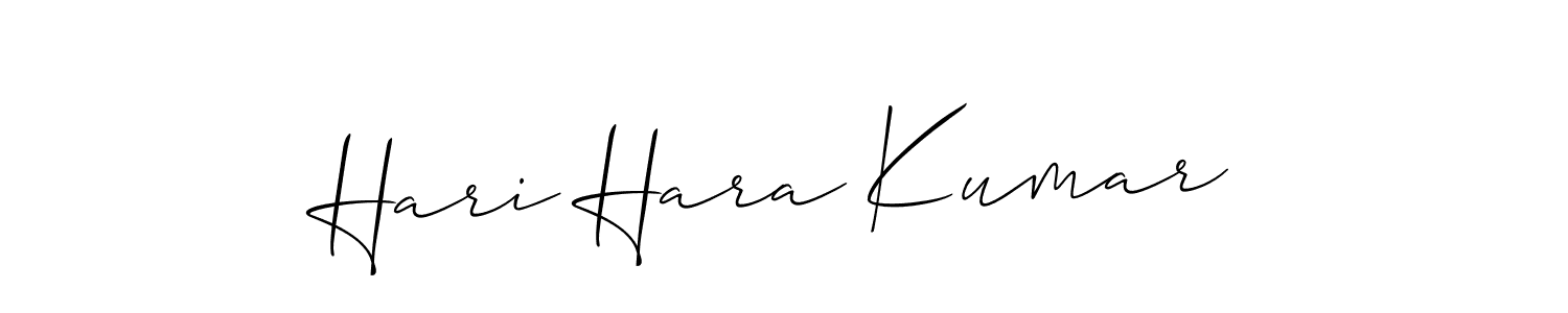 Also You can easily find your signature by using the search form. We will create Hari Hara Kumar name handwritten signature images for you free of cost using Allison_Script sign style. Hari Hara Kumar signature style 2 images and pictures png