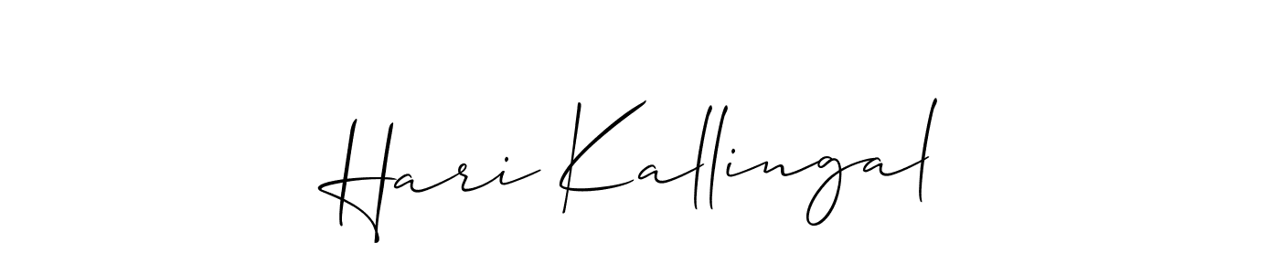 Once you've used our free online signature maker to create your best signature Allison_Script style, it's time to enjoy all of the benefits that Hari Kallingal name signing documents. Hari Kallingal signature style 2 images and pictures png