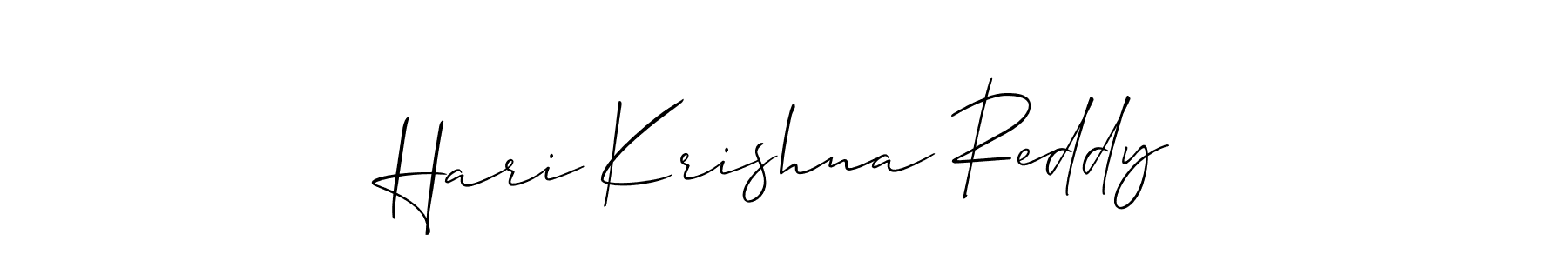 How to Draw Hari Krishna Reddy signature style? Allison_Script is a latest design signature styles for name Hari Krishna Reddy. Hari Krishna Reddy signature style 2 images and pictures png