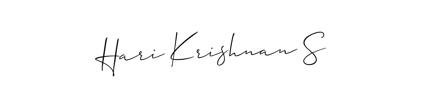 Best and Professional Signature Style for Hari Krishnan S. Allison_Script Best Signature Style Collection. Hari Krishnan S signature style 2 images and pictures png