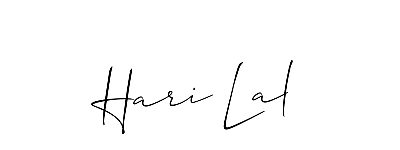 How to make Hari Lal signature? Allison_Script is a professional autograph style. Create handwritten signature for Hari Lal name. Hari Lal signature style 2 images and pictures png