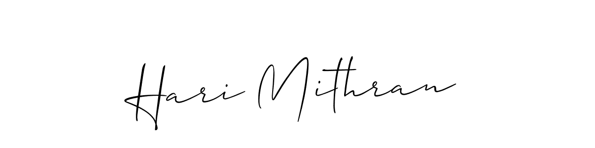 Once you've used our free online signature maker to create your best signature Allison_Script style, it's time to enjoy all of the benefits that Hari Mithran name signing documents. Hari Mithran signature style 2 images and pictures png