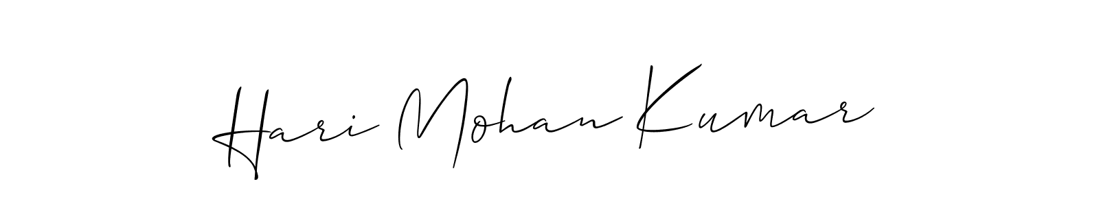 Hari Mohan Kumar stylish signature style. Best Handwritten Sign (Allison_Script) for my name. Handwritten Signature Collection Ideas for my name Hari Mohan Kumar. Hari Mohan Kumar signature style 2 images and pictures png