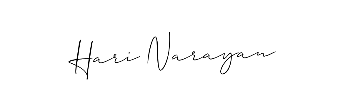 Allison_Script is a professional signature style that is perfect for those who want to add a touch of class to their signature. It is also a great choice for those who want to make their signature more unique. Get Hari Narayan name to fancy signature for free. Hari Narayan signature style 2 images and pictures png