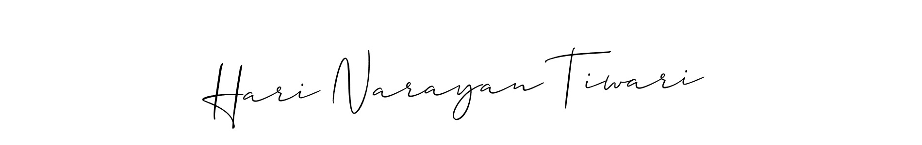 The best way (Allison_Script) to make a short signature is to pick only two or three words in your name. The name Hari Narayan Tiwari include a total of six letters. For converting this name. Hari Narayan Tiwari signature style 2 images and pictures png