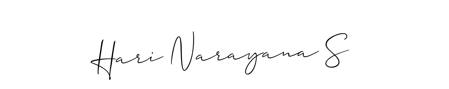 Make a beautiful signature design for name Hari Narayana S. Use this online signature maker to create a handwritten signature for free. Hari Narayana S signature style 2 images and pictures png