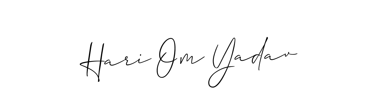Make a beautiful signature design for name Hari Om Yadav. Use this online signature maker to create a handwritten signature for free. Hari Om Yadav signature style 2 images and pictures png