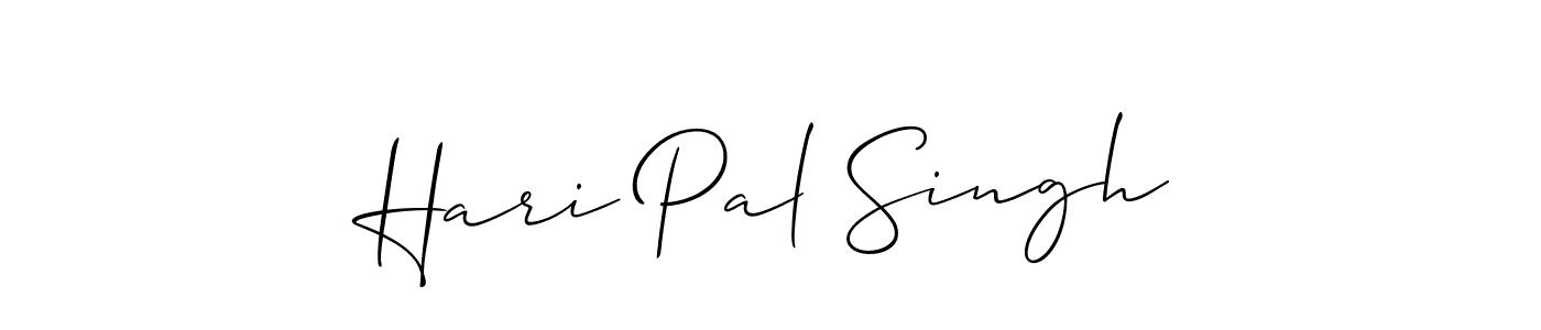 The best way (Allison_Script) to make a short signature is to pick only two or three words in your name. The name Hari Pal Singh include a total of six letters. For converting this name. Hari Pal Singh signature style 2 images and pictures png
