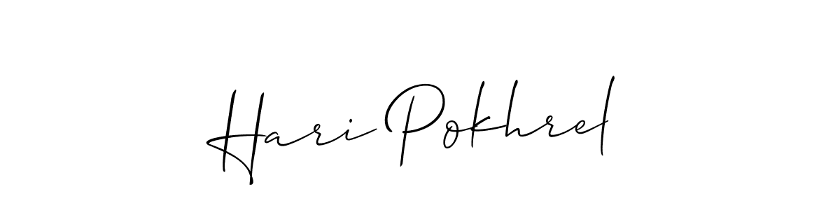 Best and Professional Signature Style for Hari Pokhrel. Allison_Script Best Signature Style Collection. Hari Pokhrel signature style 2 images and pictures png