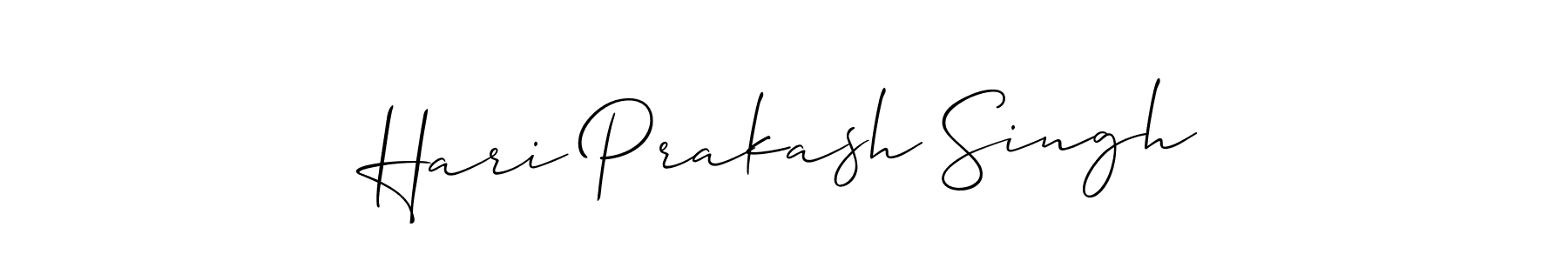 Similarly Allison_Script is the best handwritten signature design. Signature creator online .You can use it as an online autograph creator for name Hari Prakash Singh. Hari Prakash Singh signature style 2 images and pictures png