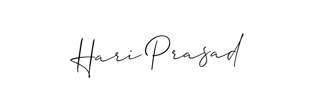 Use a signature maker to create a handwritten signature online. With this signature software, you can design (Allison_Script) your own signature for name Hari Prasad. Hari Prasad signature style 2 images and pictures png
