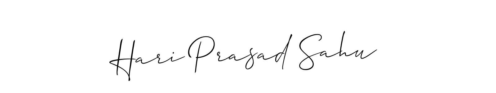 How to make Hari Prasad Sahu signature? Allison_Script is a professional autograph style. Create handwritten signature for Hari Prasad Sahu name. Hari Prasad Sahu signature style 2 images and pictures png