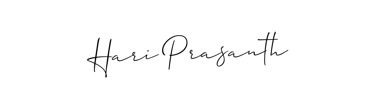 Also You can easily find your signature by using the search form. We will create Hari Prasanth name handwritten signature images for you free of cost using Allison_Script sign style. Hari Prasanth signature style 2 images and pictures png